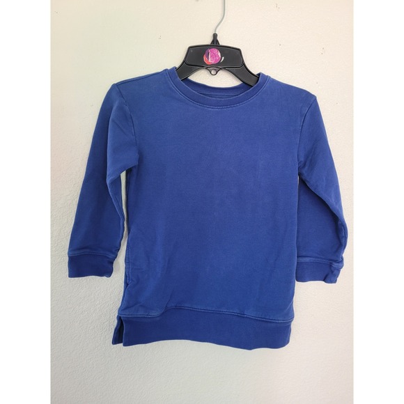 Primary Other - Primary Kids Royal Blue Crewneck Sweatshirt Pockets 4-5 Cotton Blend‎ #8
